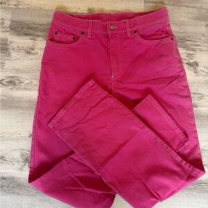 Bogner Women's Fuchsia Straight Leg Jeans